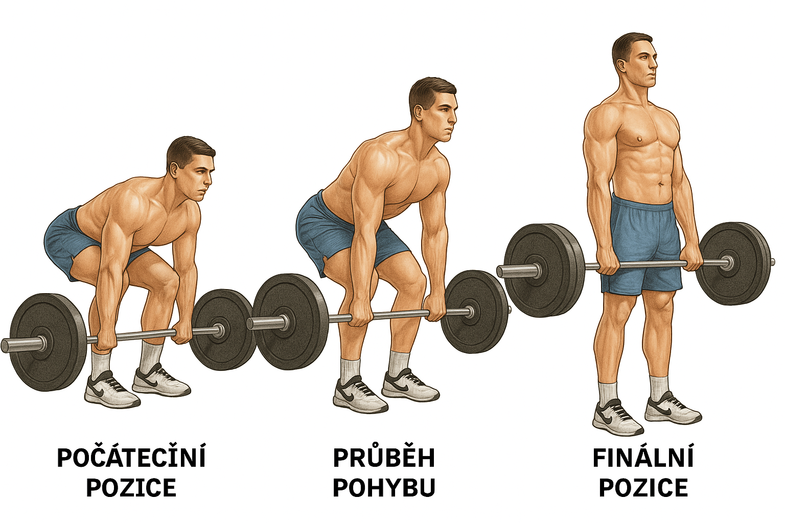 Mrtý tah ilustrace